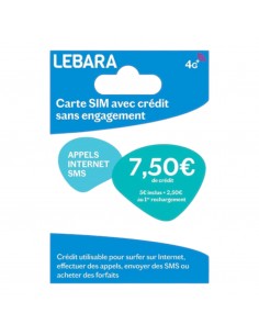 Carte SIM Prépayée LEBARA...