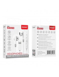 Écouteurs pour iPhone Blanc...