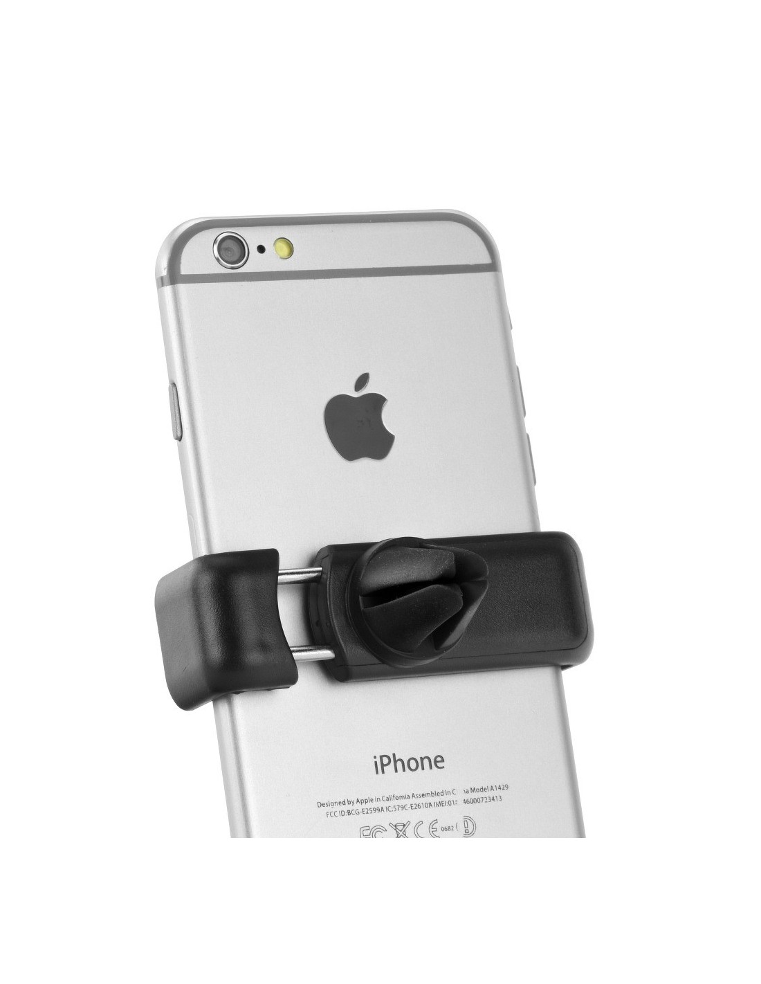 Mini Support Telephone Voiture Grille d'Aération Noir Universel pour  Smartphone de 3.5 a 6.0 Pouce