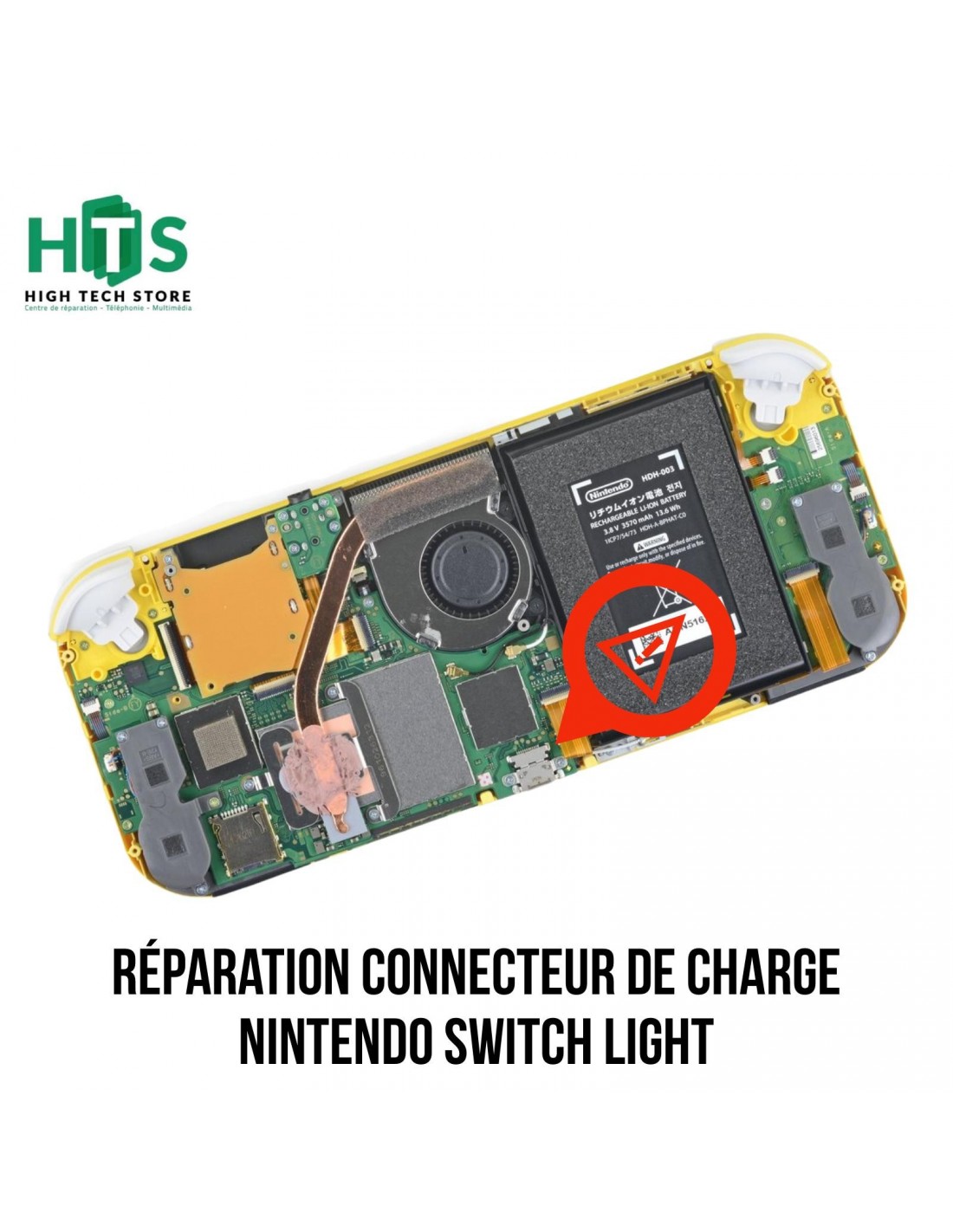 Changement Connecteur alimentation Nintendo switch - Third Party