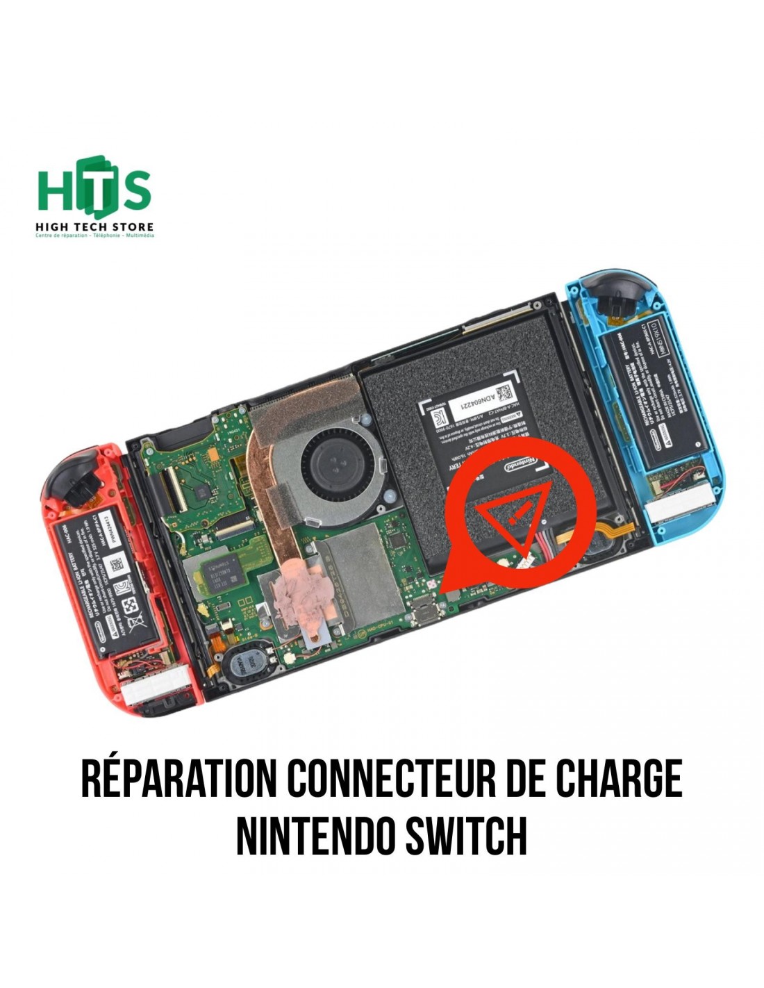 Forfait réparation du circuit d'alimentation Nintendo Switch - PassGame -  Mulhouse