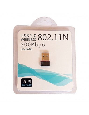 Clé WiFi Nano USB 300 Mbps pour PC et Récépteur TV