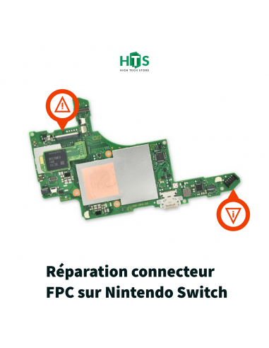 Réparation connecteur alimentation Nintendo Switch Lite