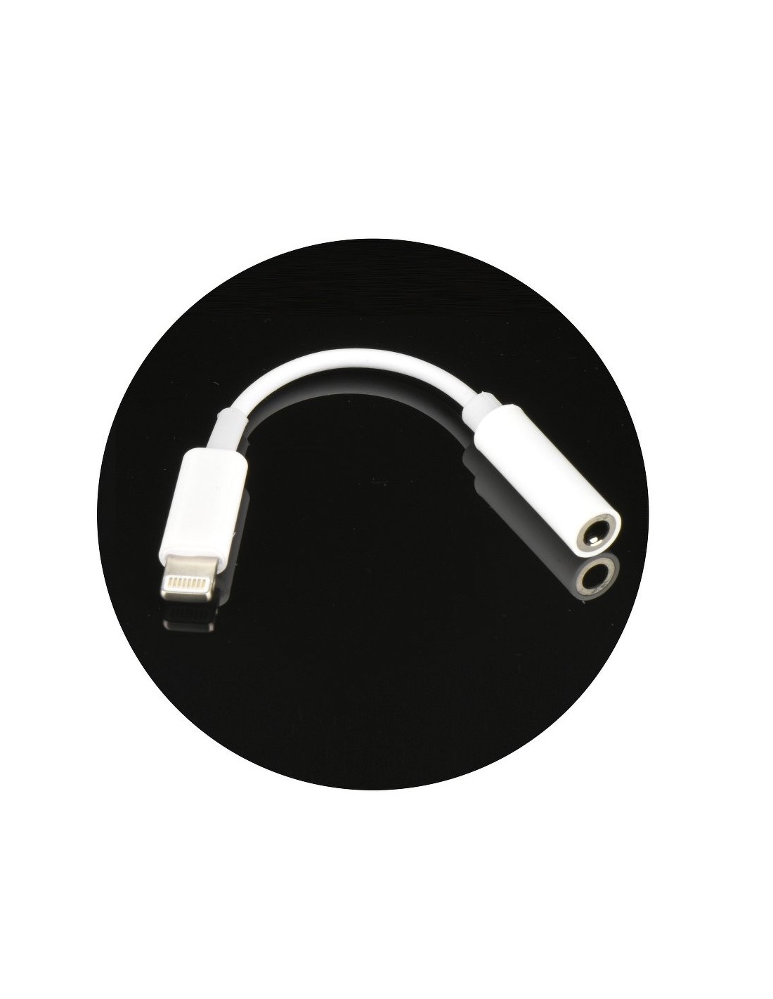 Adaptateur Lightning pour écouteurs prise jack 3.5mm vers iPhone, i
