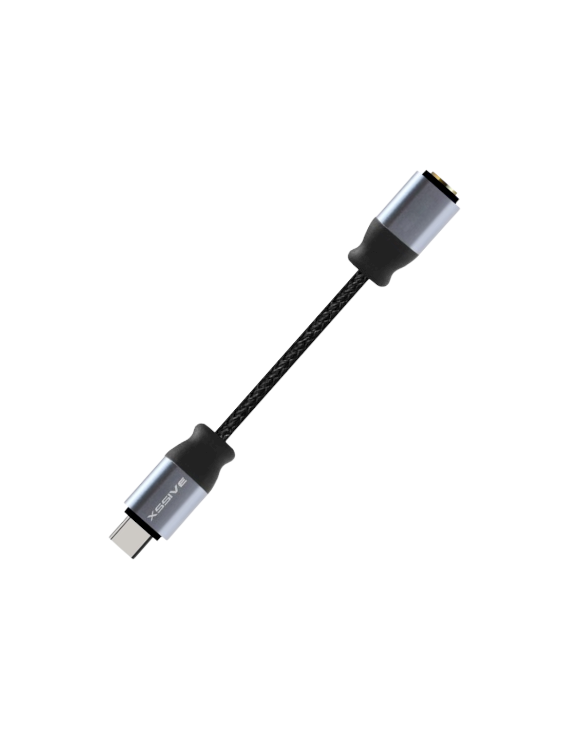 CÂBLE ADAPTATEUR USB-C TYPE C VERS JACK 3,5mm Noir AUDIO ÉCOUTEURS