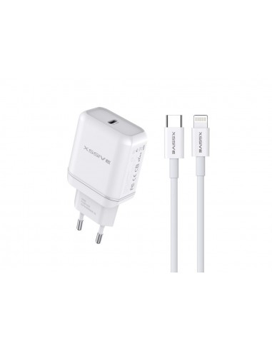 Chargeur rapide Usb Type C 20W PD + cable iPhone XSSIVE AC65PD