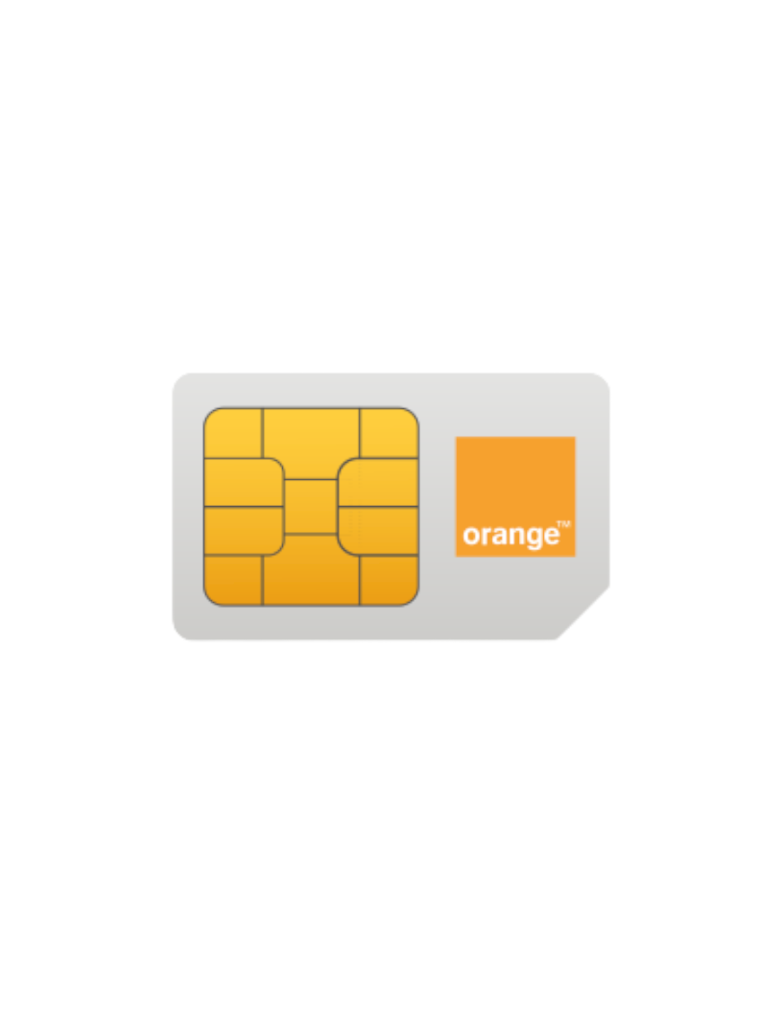 Carte SIM prépayée ORANGE sans engagement + 5€ de crédit.