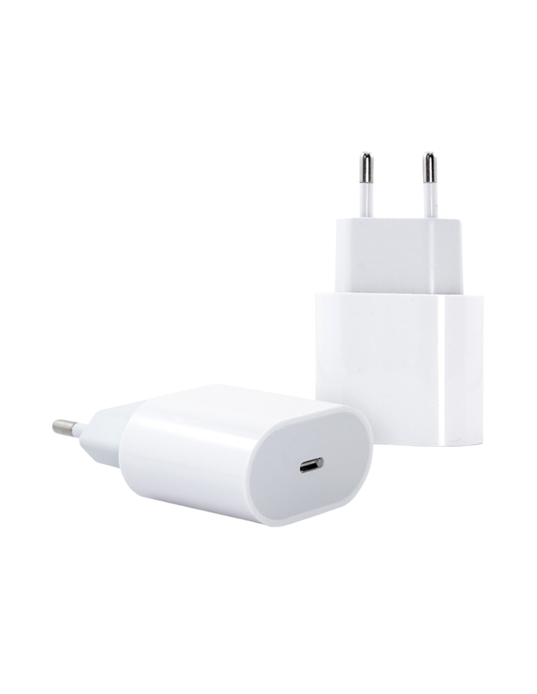 Chargeur Secteur USB C 20W 3A Power Delivery, Charge Rapide iPhone, Prio -  Blanc - Français