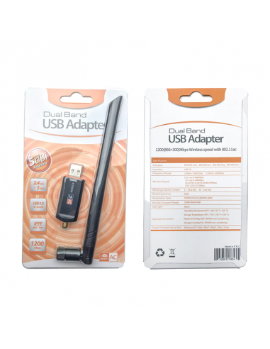 Clé WiFi USB pour PC: AC600 Adaptateurs USB WiFi, Plug&Play, Double Bande  2,4 GHz-5 GHz für Windows 11-10-8.1-8-7- Mac OS, A230 - Cdiscount  Informatique