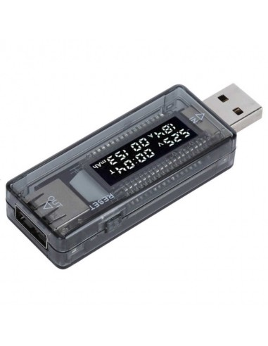 Testeur USB ampèremètre voltmètre Keweisi KWS-V21 - noir
