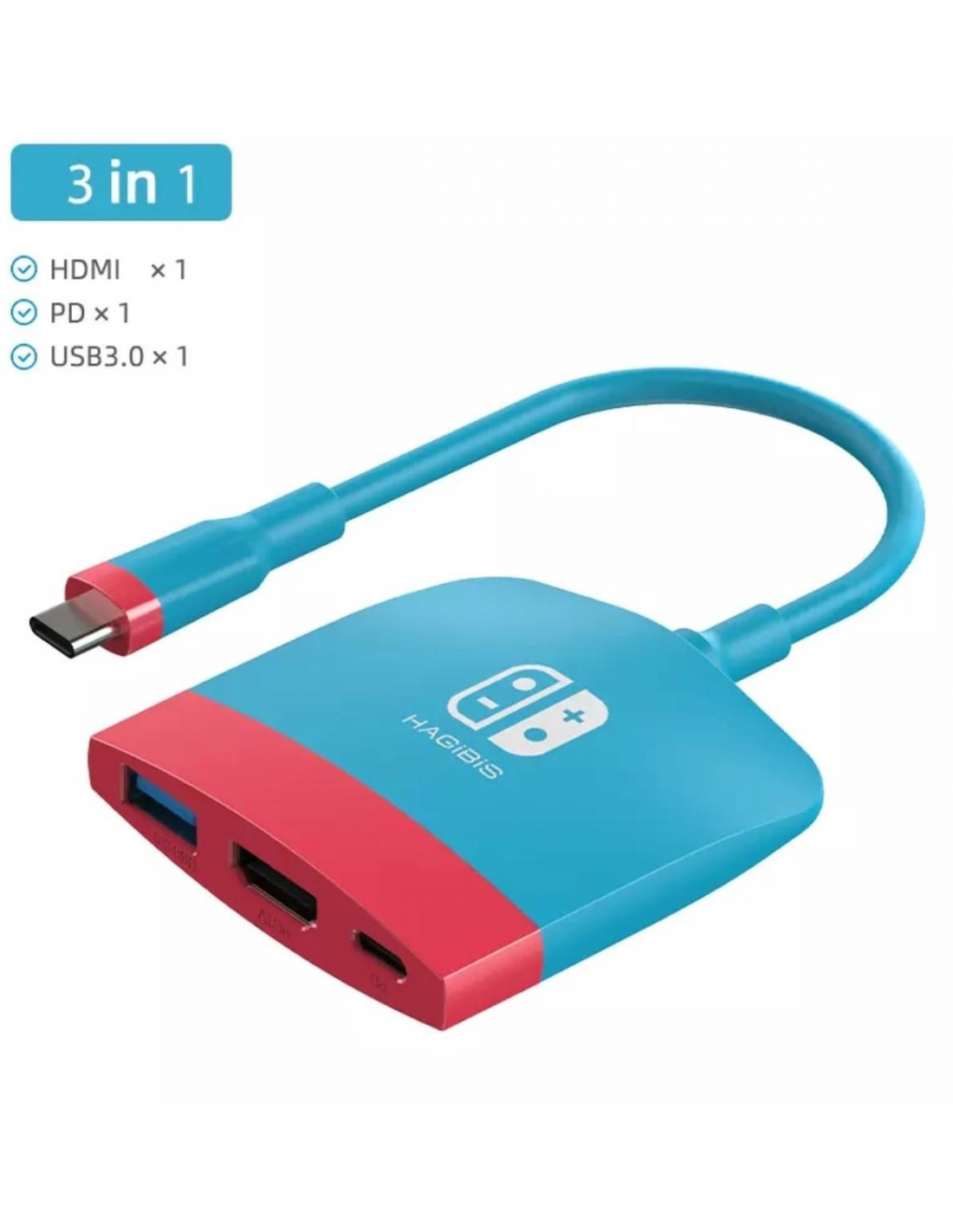 Adaptateur Dock TV HDMI pour Nintendo Switch