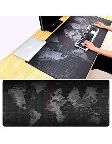 Grand Tapis souris xxl Gamer ordinateur Gaming Map Carte Monde