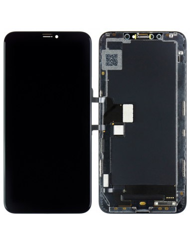LM Technology - Vitre arrière Pour iPhone 11 - Blanc (Big Hole)