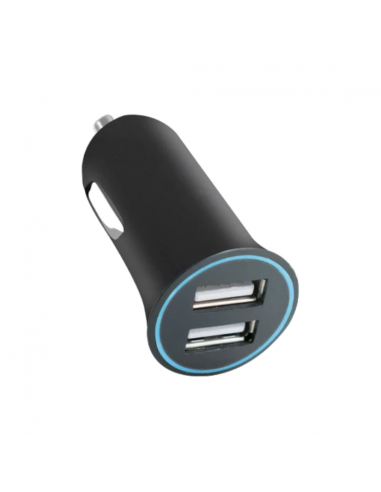 Chargeur pour voiture prise allume cigare double USB 12-24V - 2.4