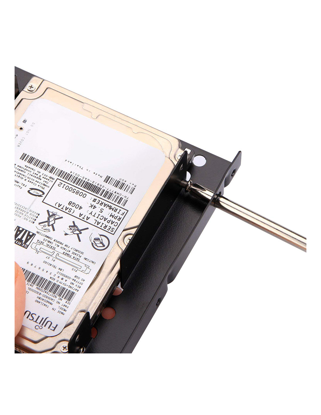 2.5 SSD vers 3.5 Adaptateur de disque dur pour disque dur SATA Disque dur  échangeable à chaud pour support de convertisseur Compatible avec les SSD  SATA 2.5/3.5 pour HP Dell 