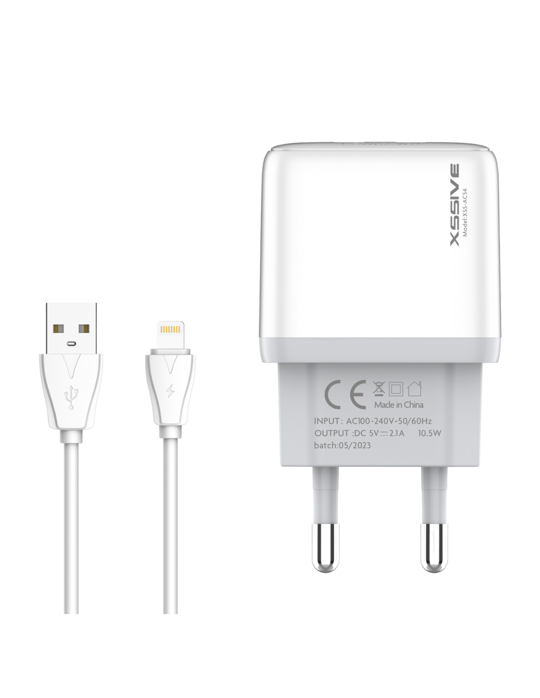 Chargeur iPhone - Câble de charge et adaptateur USB - Apple iPhone