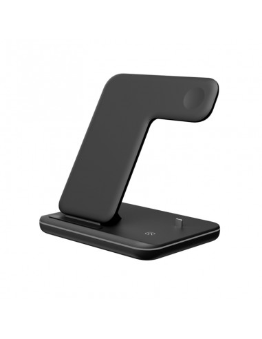 3 en 1 Station de Charge Sans Fil Qumox Support Qi Chargeur Induction pour  Apple Watch Air Pods iPhone Noire - Chargeur pour téléphone mobile - Achat  & prix