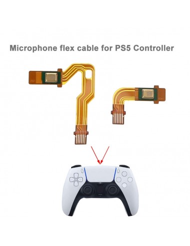 Nappe courte avec micro pour manette Sony Playstation 5 / DualSense / PS5