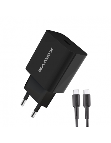 Chargeur rapide Usb Type C 25W + cable Type C Xssive XSS-AC66PD
