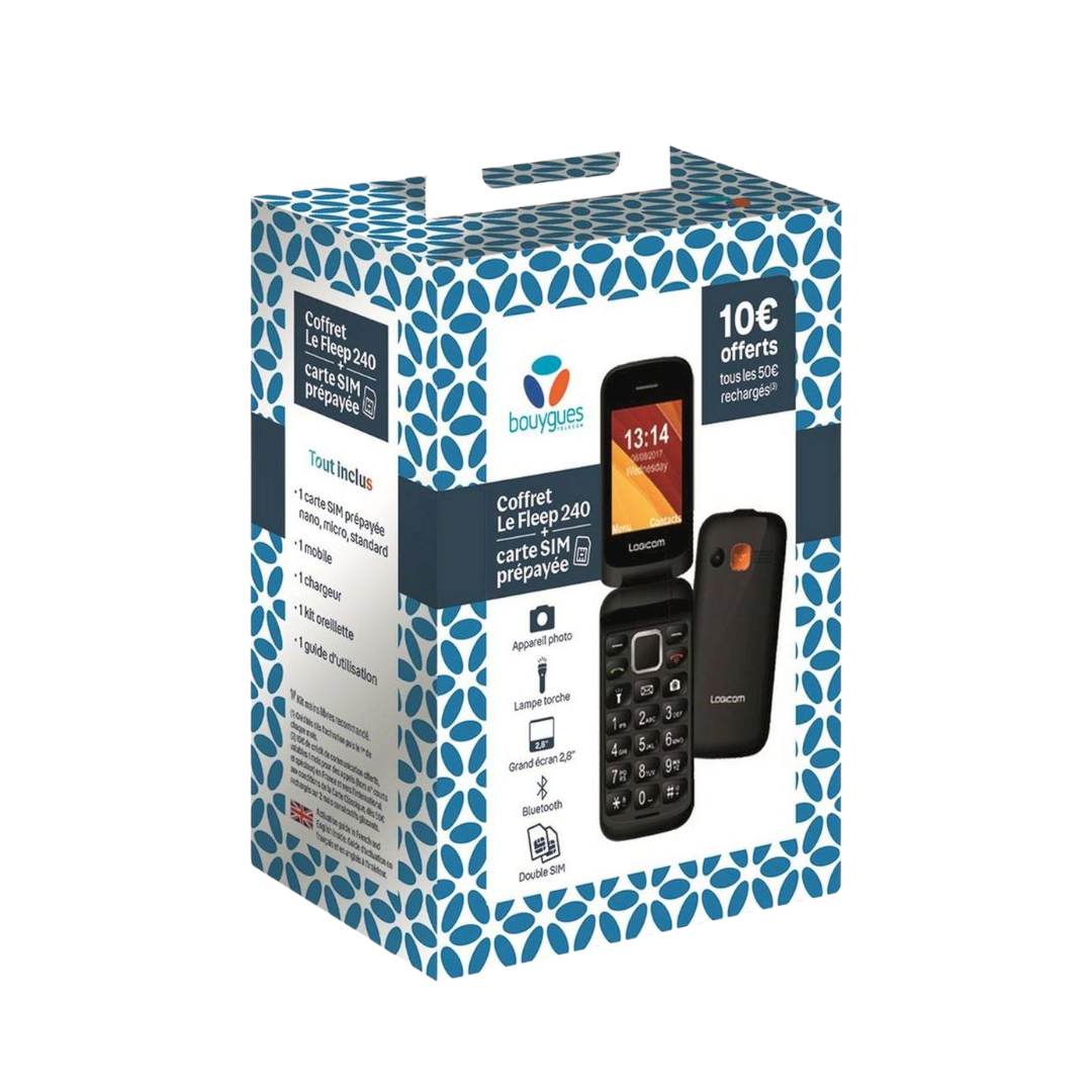 Carte Sim prépayée Lyca Mobile incluant 7,50E de crédit (5E + 2